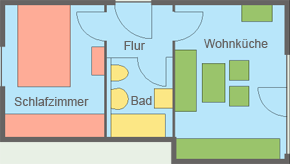 Ferienwohnung Grundriss