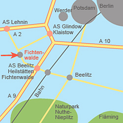 Lageplan Umgebung Berlin